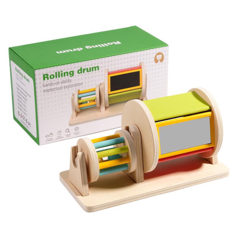 Woodworking Game - Giocattolo in legno Montessori con tamburo