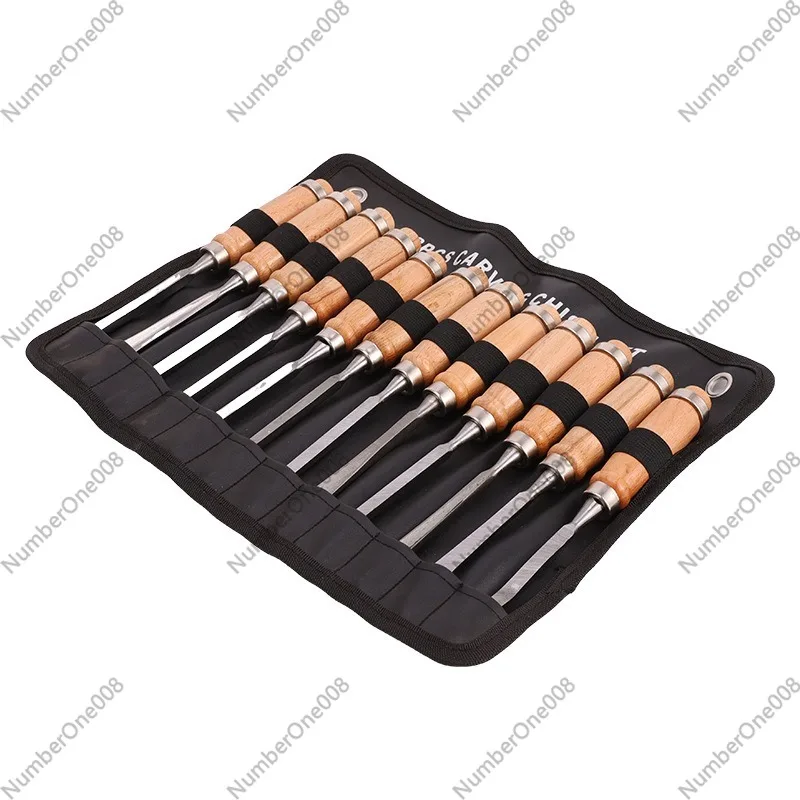 Wood Chisel Set - Set di 12 Utensili Professionali per