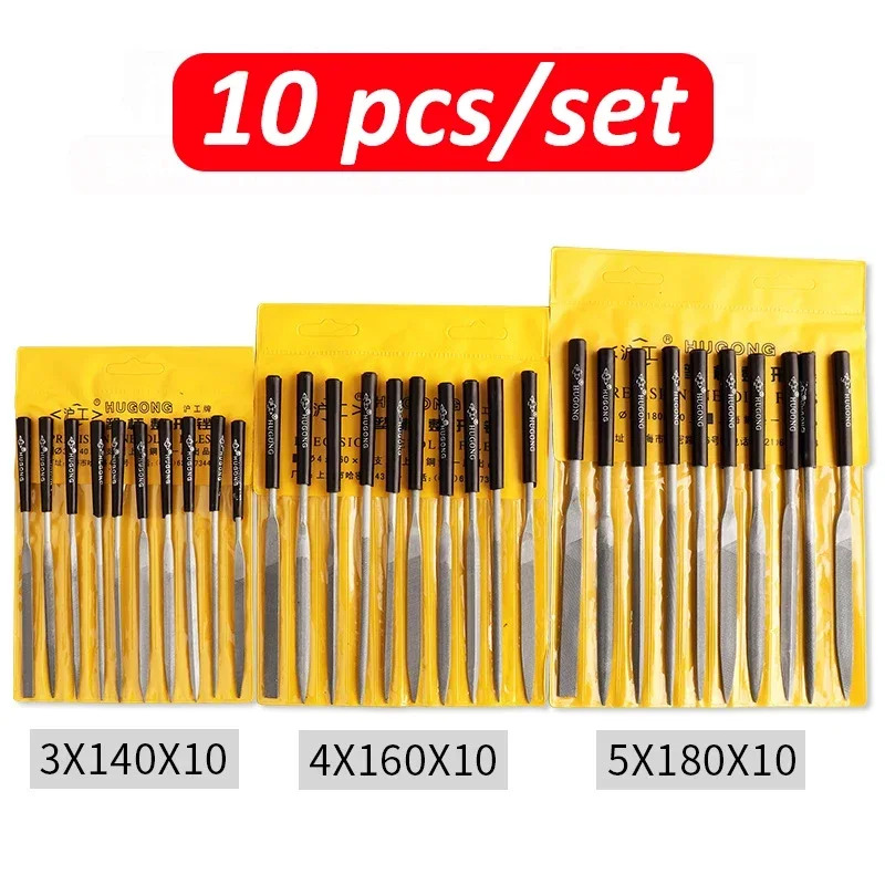 Woodworking Rasps And Files - WEELEE Set di 10 Lime Metalliche,