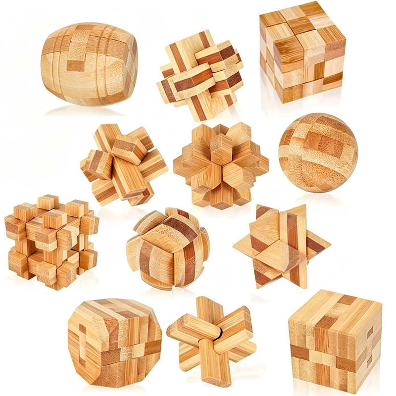Woodworking Hobby - NUOVO Puzzle Lu Ban Lock da