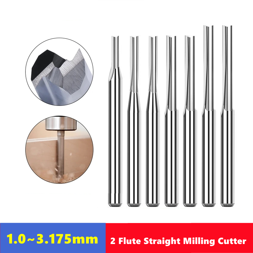 Woodworking Nc - 10 pz Fresa In Metallo Duro