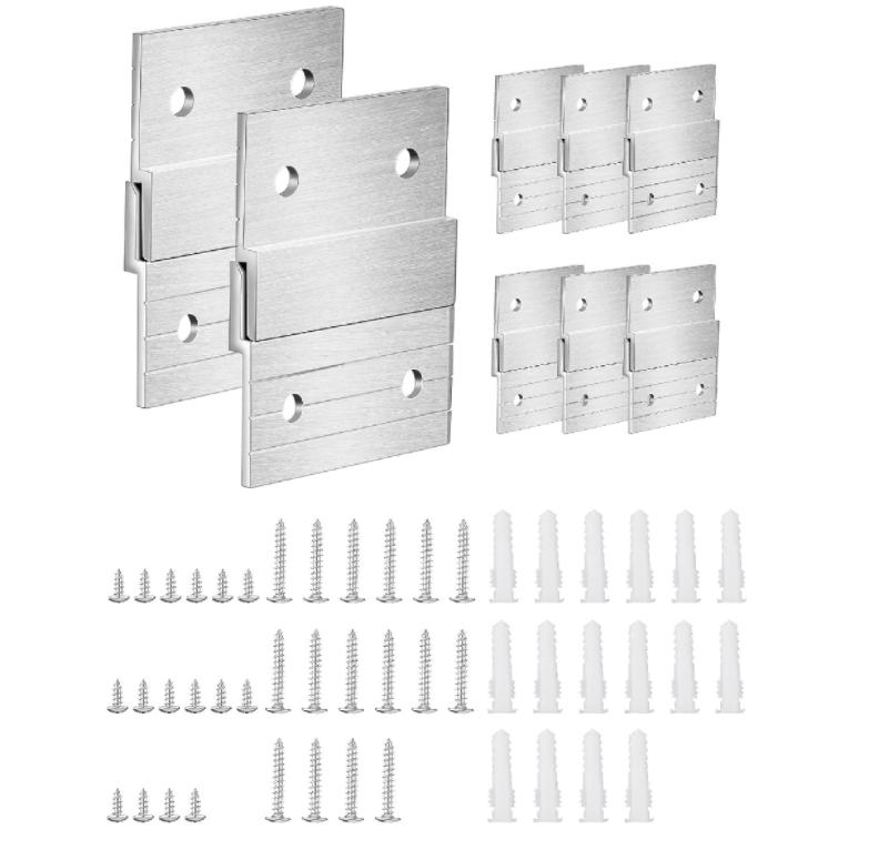 Staffa a muro in lega di allum - Woodworking French Cleat recensione e prezzo