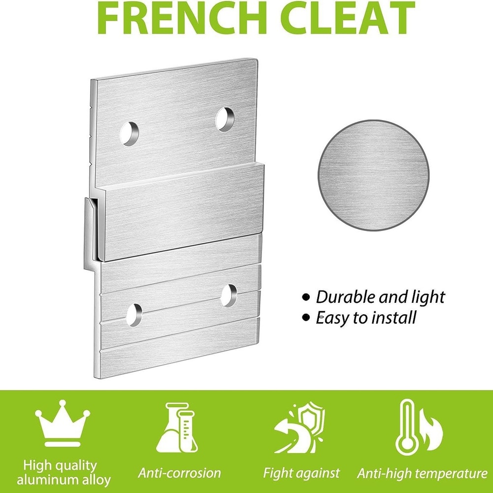 Staffa a muro in lega di allum - Woodworking French Cleat recensione e prezzo