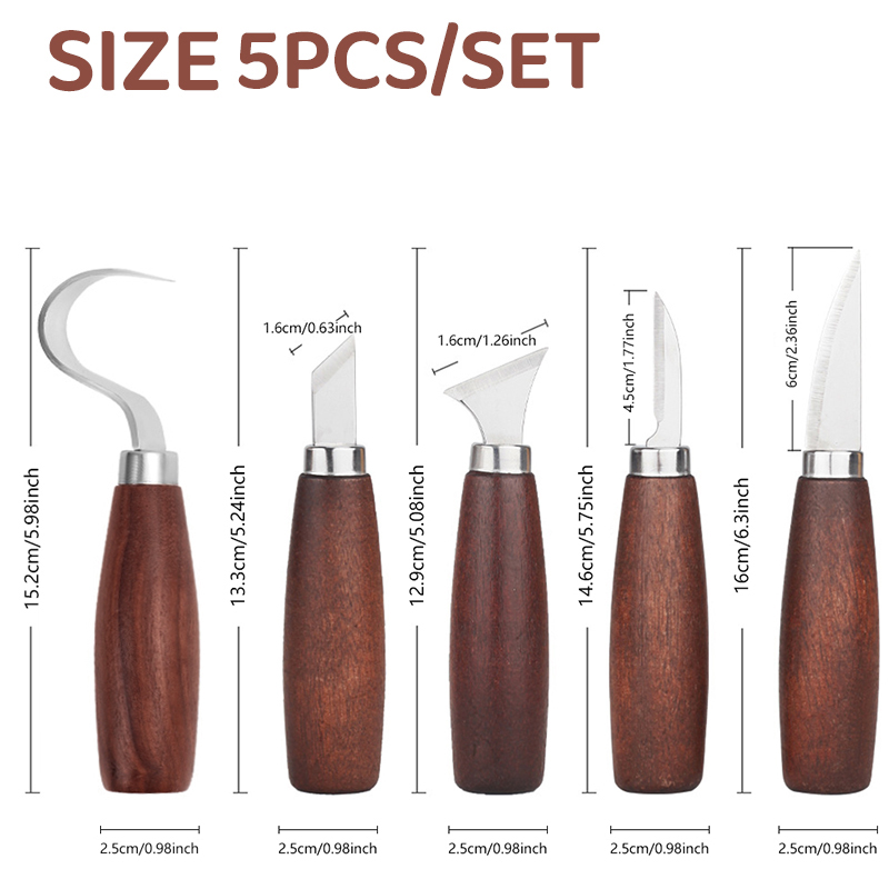 5 pezzi di strumenti per intag - Wood Chisel Set recensione e prezzo
