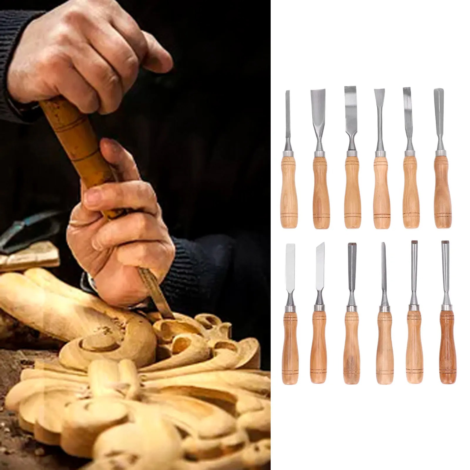 Set di 12 Utensili per Intagli - Wood Chisel Set recensione e prezzo