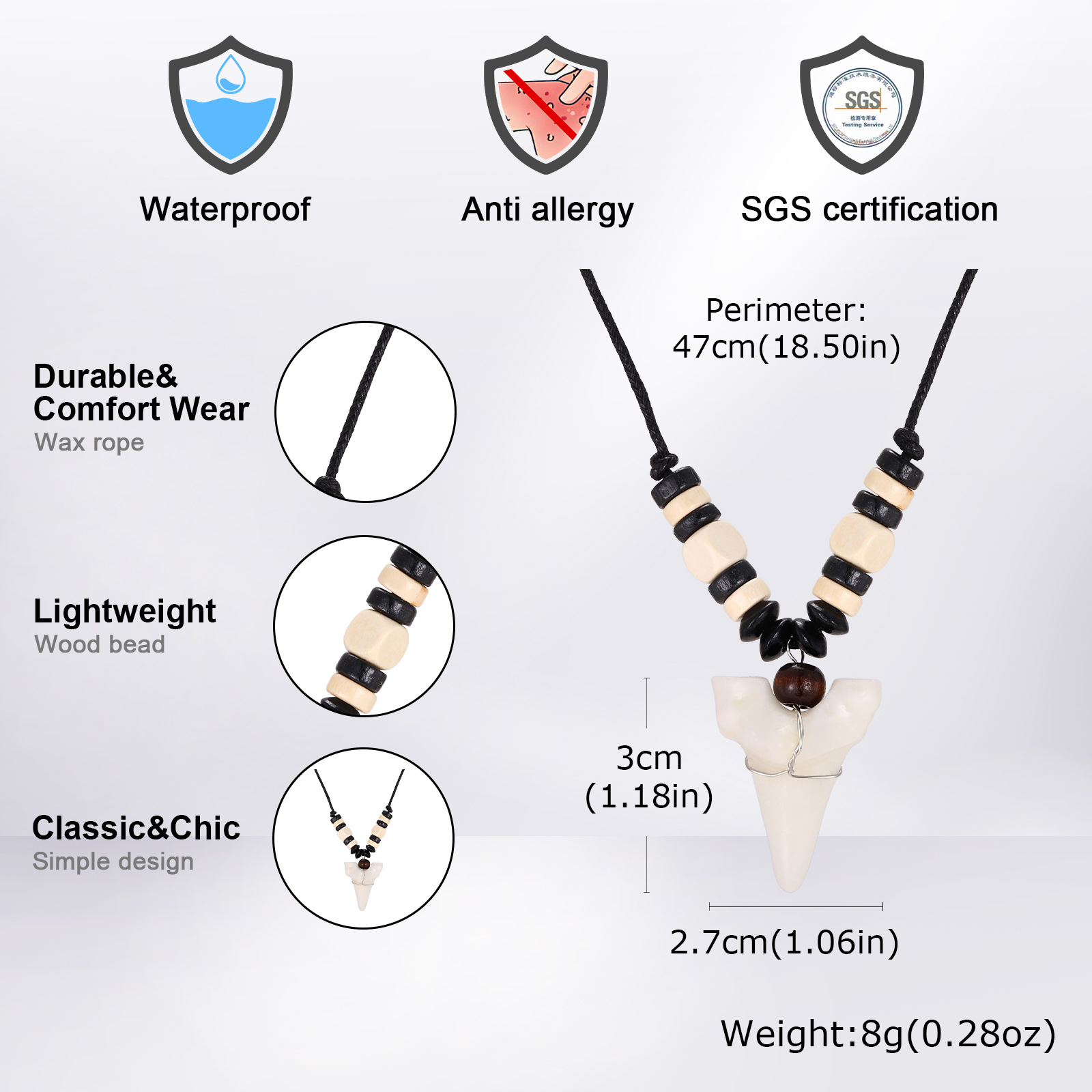 Collana con Pendente a Forma d - Woodworking Nc recensione e prezzo