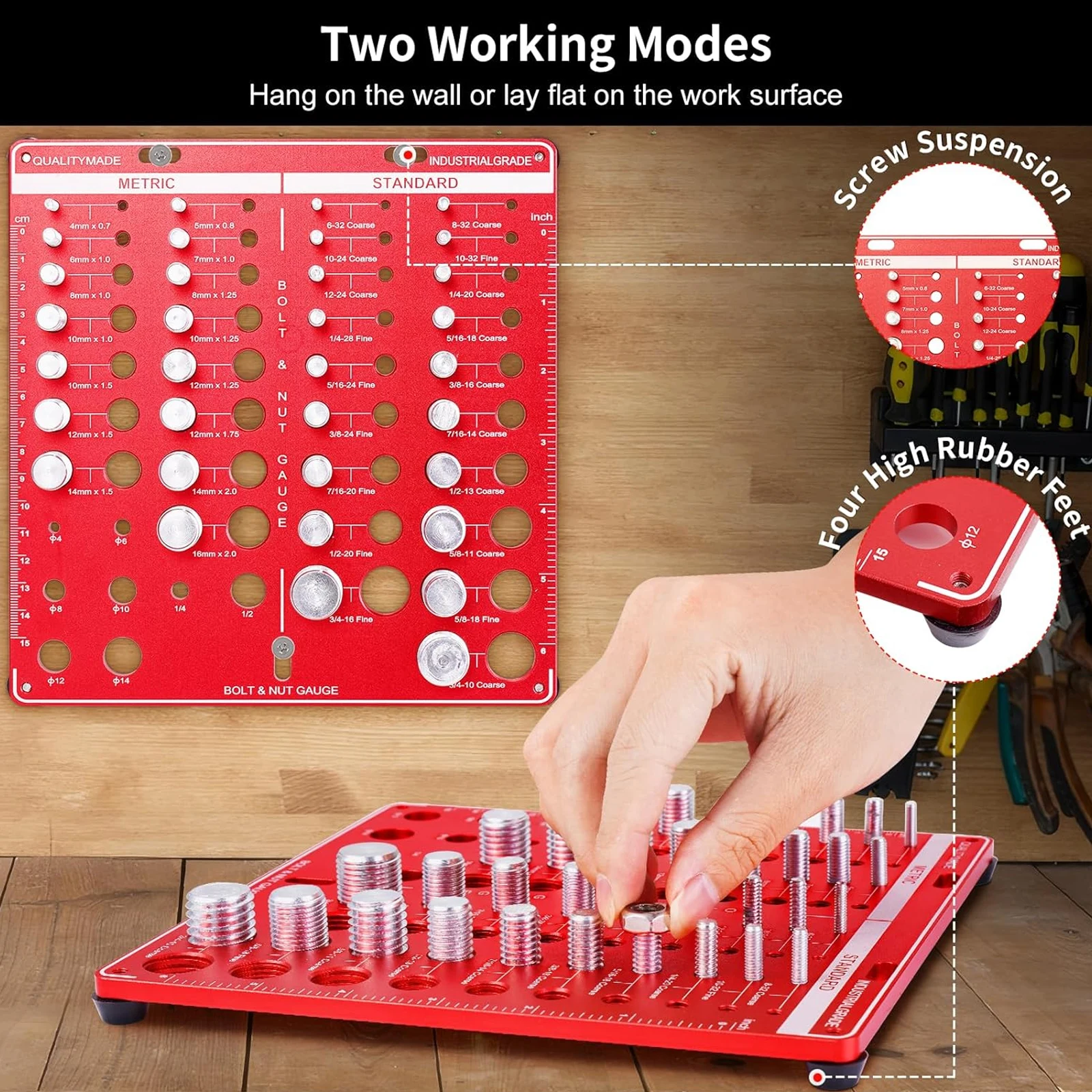 Set di calibri per filetti di  - Woodworking Garage recensione e prezzo