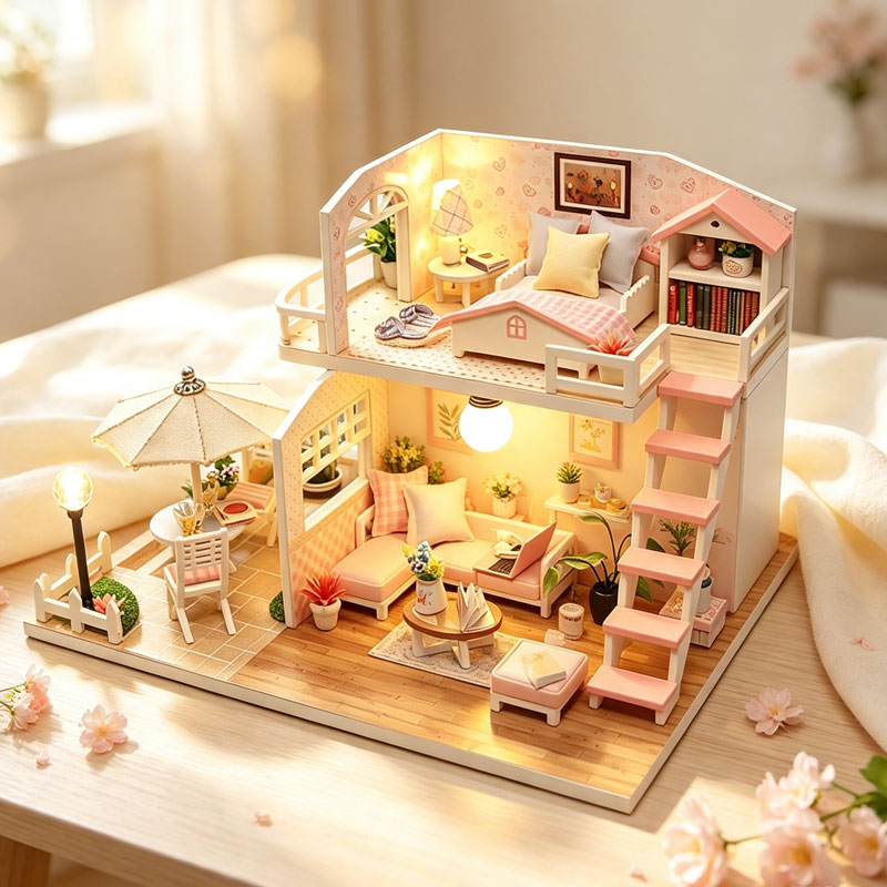 Casa delle Bambole in Miniatur - Woodworking Game recensione e prezzo