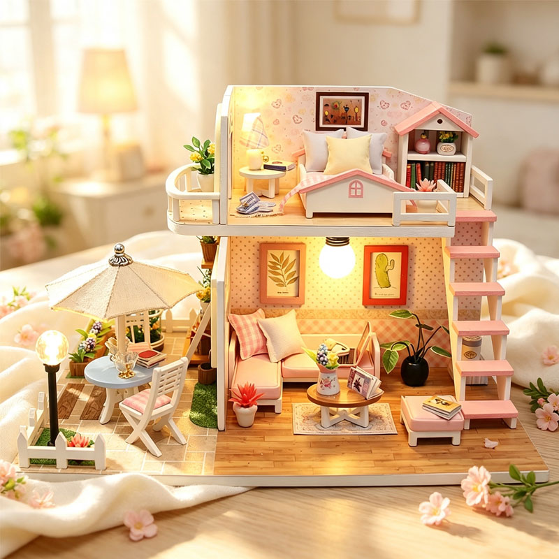 Casa delle Bambole in Miniatur - Woodworking Game recensione e prezzo