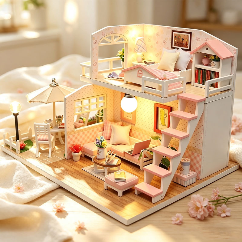 Casa delle Bambole in Miniatur - Woodworking Game recensione e prezzo