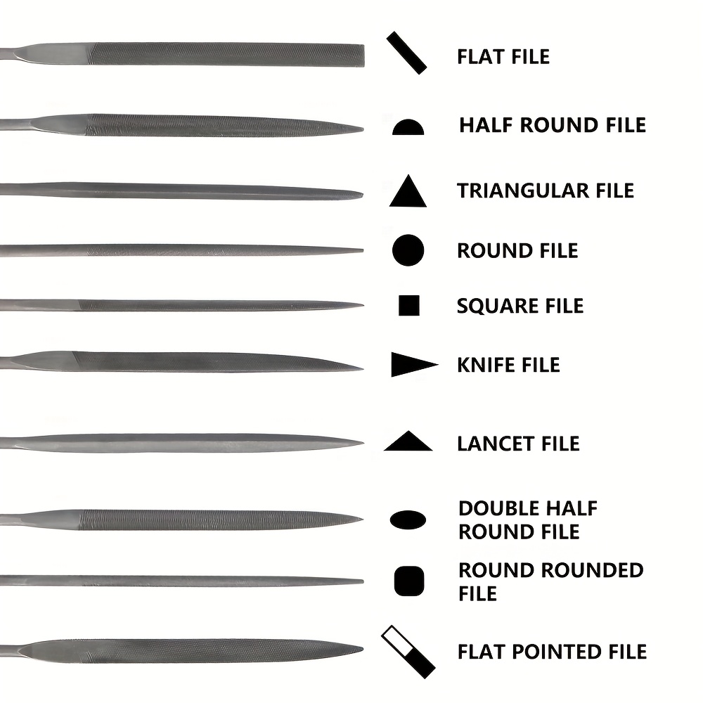 Set di 10 Lime a Spillo Senza  - Woodworking Rasps And Files recensione e prezzo