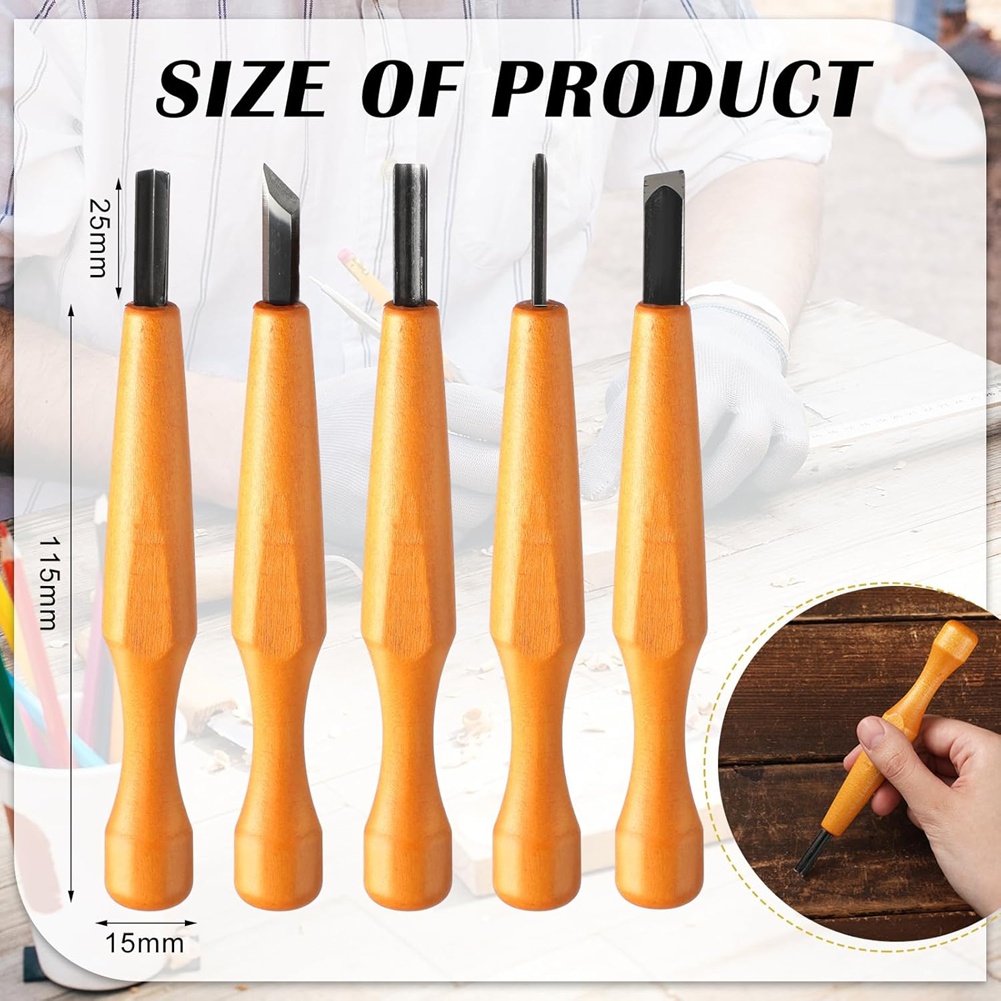 5 pezzi Set di strumenti per i - Wood Chisel Set recensione e prezzo