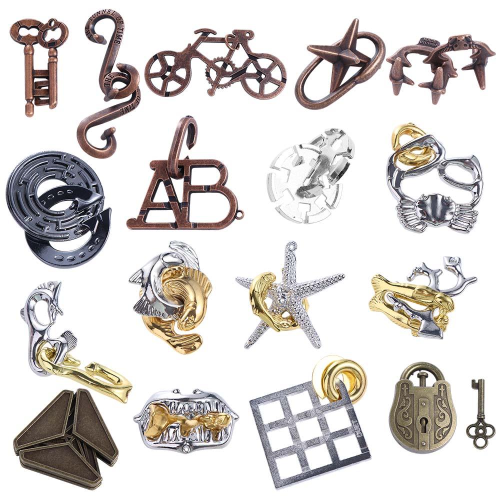 Classic IQ Metal Brain teaser  - Woodworking Game recensione e prezzo