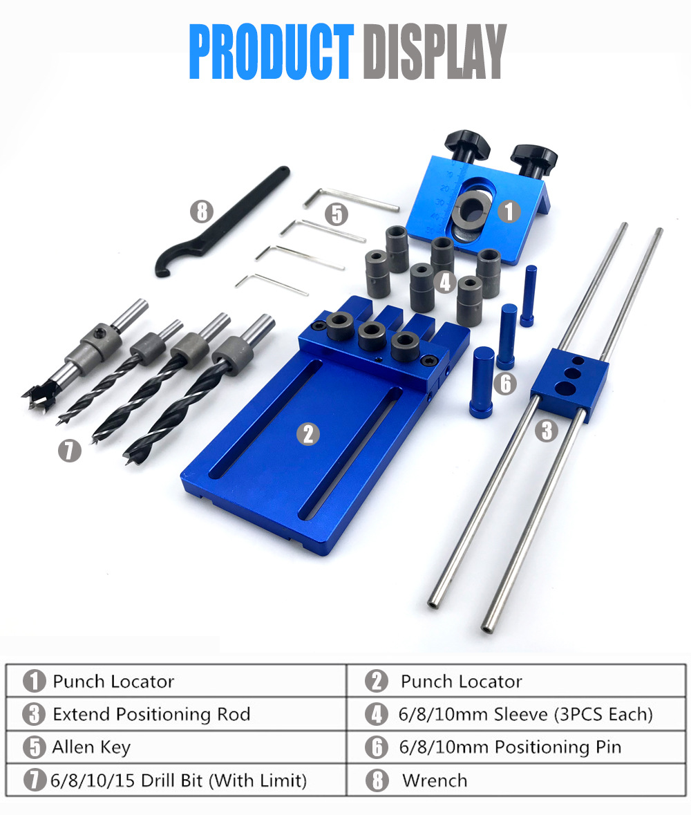 Apri fori 3-in-1, localizzator - Furniture And Woodworking recensione e prezzo