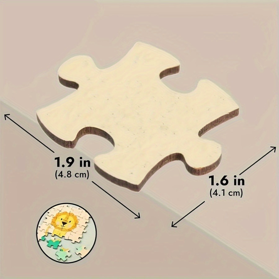 Chip di puzzle in MDF marrone  - Woodworking Game recensione e prezzo